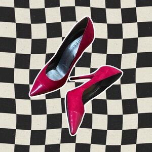 guess hot pink heels
